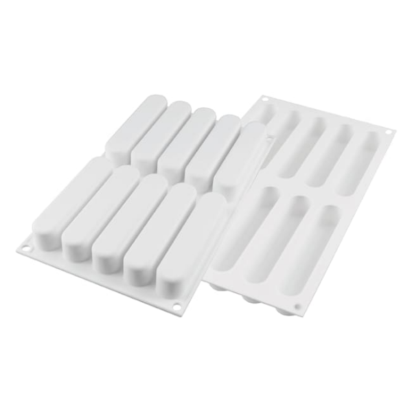 Moule silicone 10 éclairs Fashion