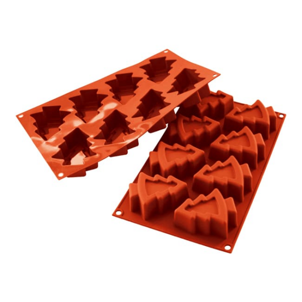 Moule silicone 8 sapins