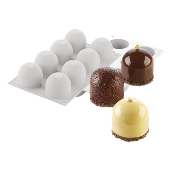 Moule silicone 8 dômes