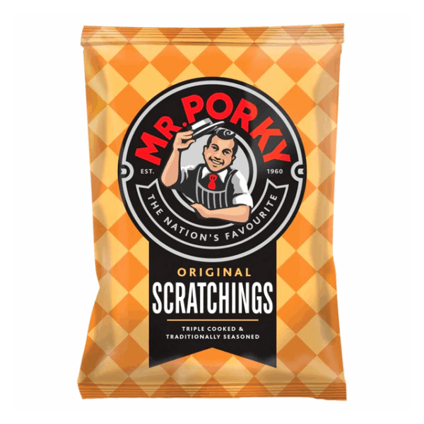 Mr Porky Original Pork Scratchings 40g 12 Pack