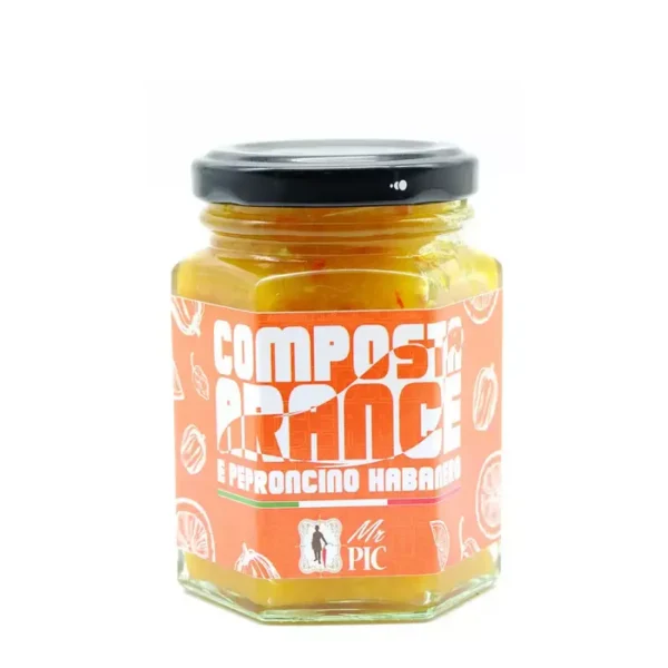 Orange and Habanero Chili Pepper Compote 110 gr