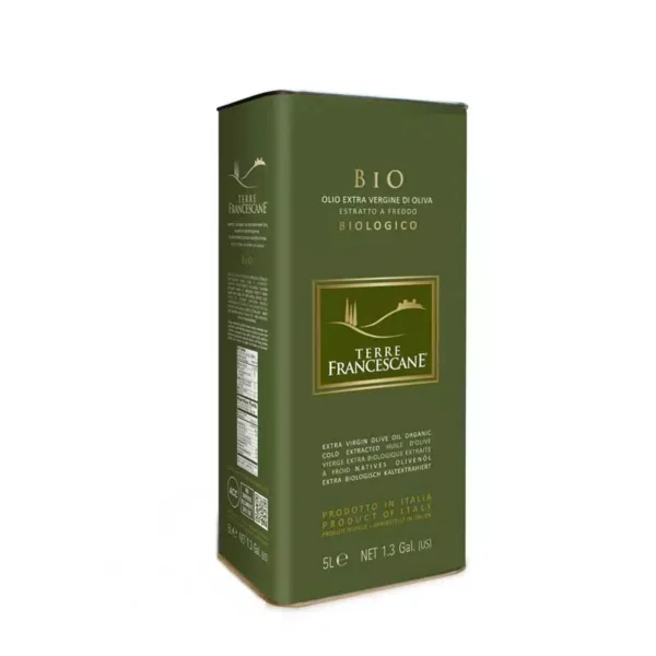 Organic Extra Virgin Olive Oil 5 lt