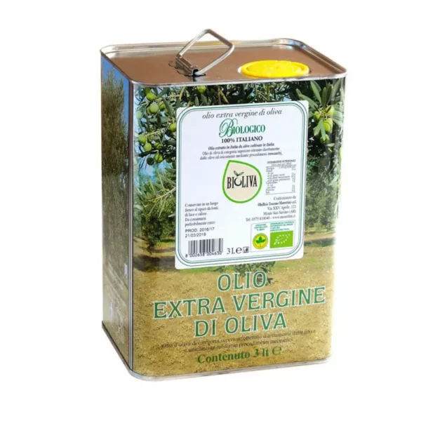 Organic Extra Virgin Olive Oil Bioliva 3 lt