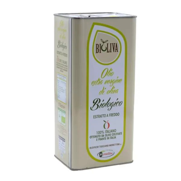 Organic Extra Virgin Olive Oil Bioliva 5 lt