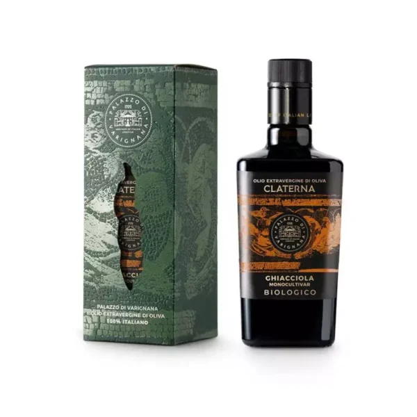 Organic Extra Virgin Olive Oil Claterna Monocultivar Ghiacciola 500 ml