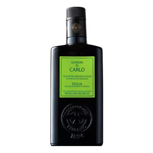 Organic Extra Virgin Olive Oil IGP Sicilia Pitted Giardini di Carlo 500 ml