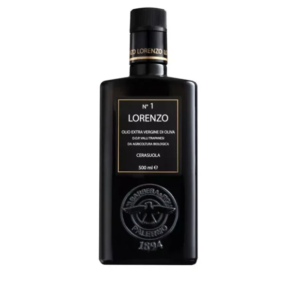 Organic Extra Virgin Olive Oil Lorenzo N° 1, PDO Valli Trapanesi 500 ml