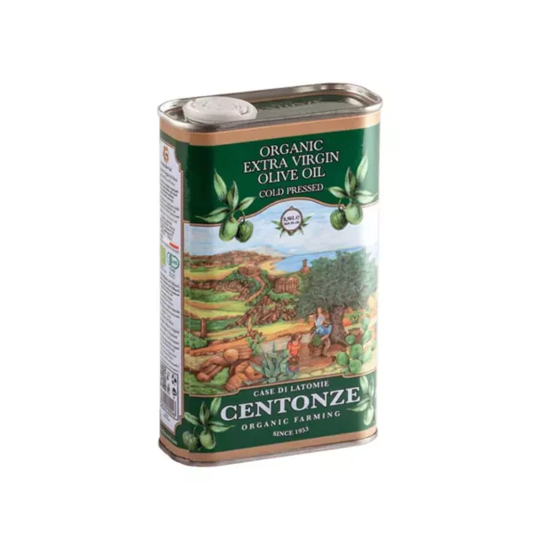 Organic Extra Virgin Olive Oil Monocultivar Nocellara del Belice can 500 ml