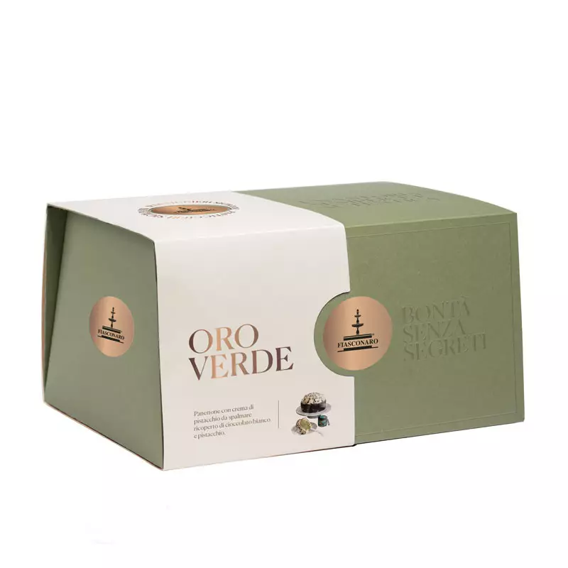 Oro Verde Panettone Fiasconaro with Pistachio spread 1kg