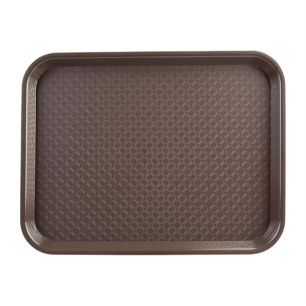 Plateau self-service Olympia Kristallon marron 450 x 350mm