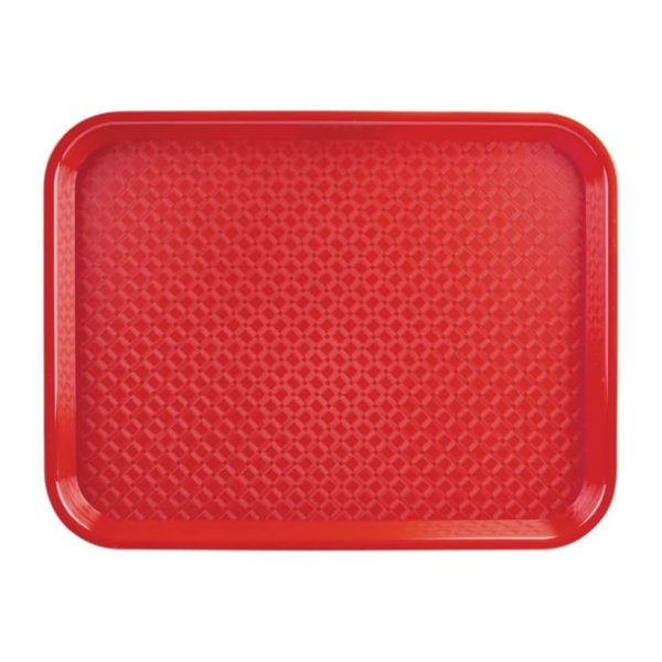 Plateau self-service Olympia Kristallon rouge 450 x 350mm