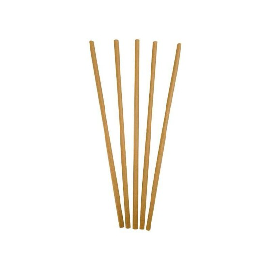 Paille papier kraft Ø 0,6 x 20 cm - par 250