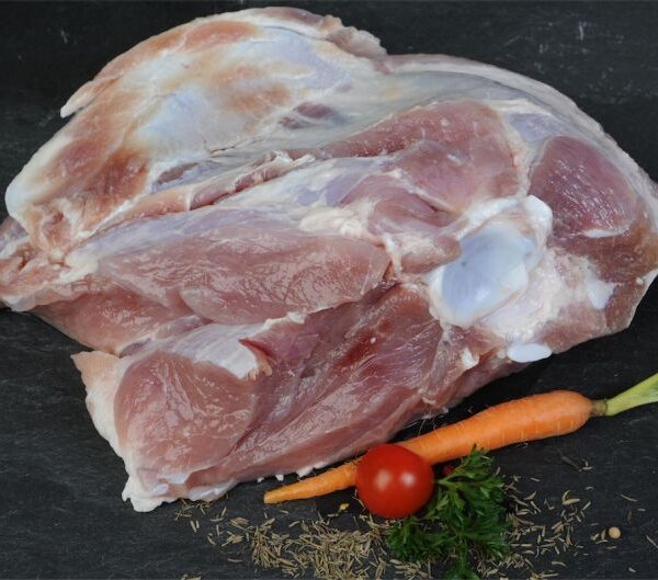 Palette de porc avec os demi sel