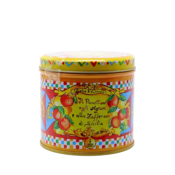 Panettone Fiasconaro Dolce and Gabbana Citrus and Saffron from Sicily Orange 100 gr