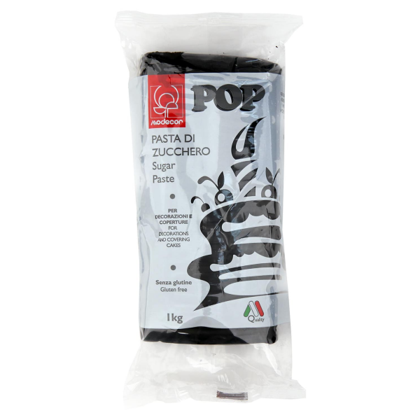 Pâte à sucre noire