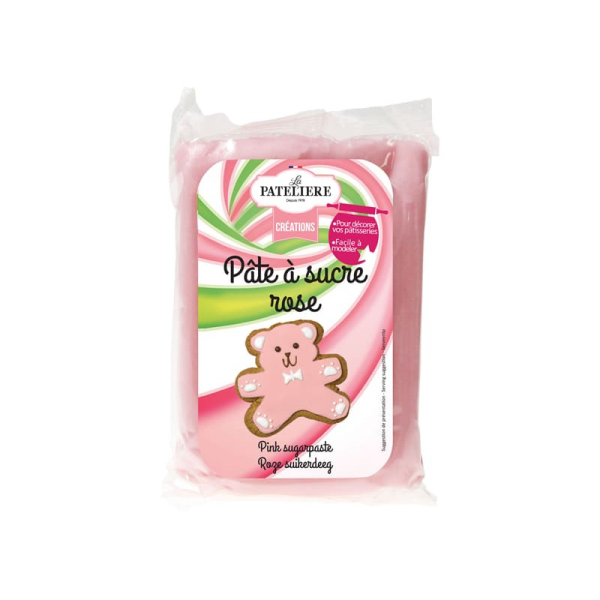 Pâte à sucre rose