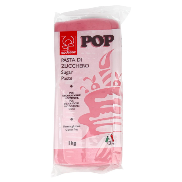 Pâte à sucre rose