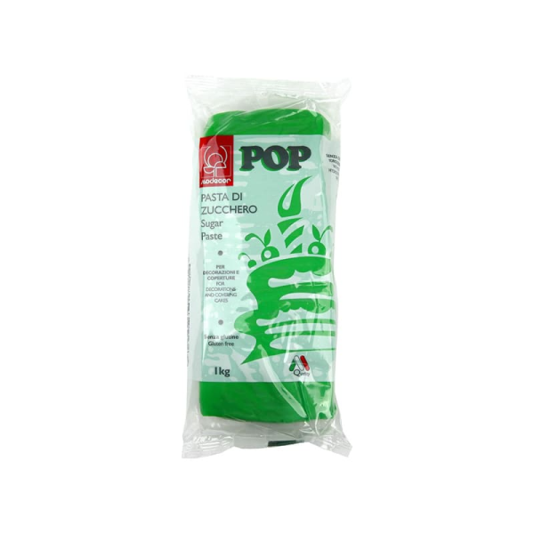 Pâte à sucre vert anis