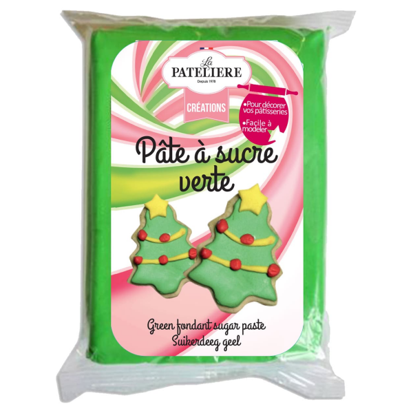 Pâte à sucre verte