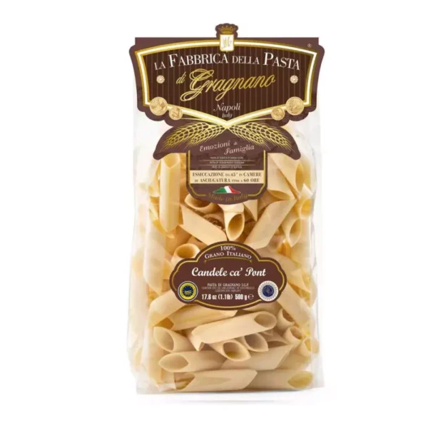 Pennoni Lisci " 'e Candele ca' Pont" - Gragnano Pasta PGI 500 gr