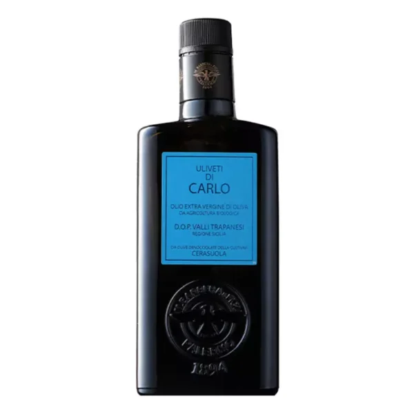 Pitted Organic Extra Virgin Olive Oil DOP Valli Trapanesi Uliveti di Carlo 500 ml