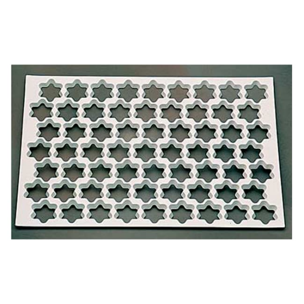 Plaque découpoir 63 étoiles