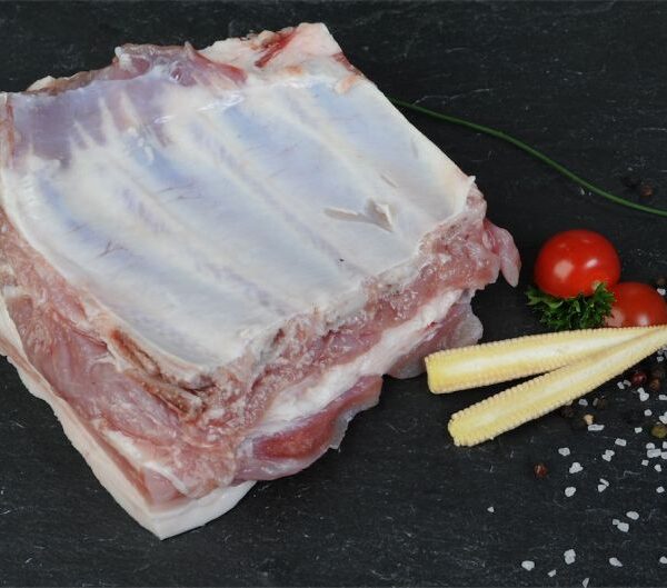 Plat de côtes de porc demi sel