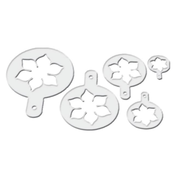 Pochoir fleur de lotus (x5)