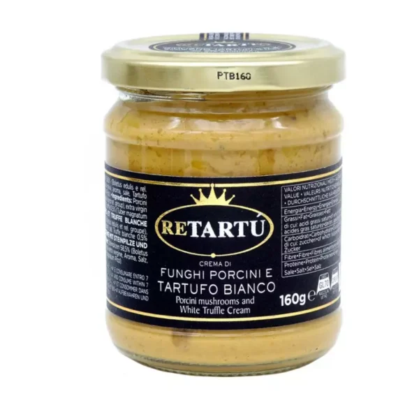 Porcini Mushrooms and White Truffle Cream 160 gr