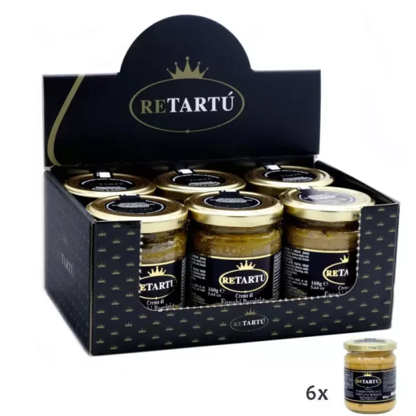 Porcini mushrooms and White Truffle Cream 160 gr x 6