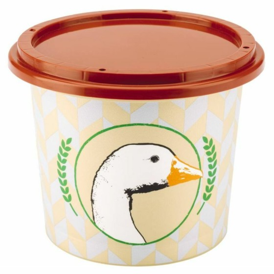 Pot plastique avec couvercle "Rillettes d'oies" 125 ml - par 250