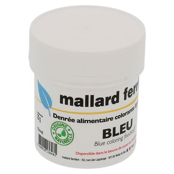 Poudre naturelle alimentaire colorante 20 g