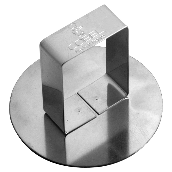 Poussoir rond en inox