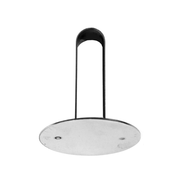 Poussoir à nonnette ronde en inox