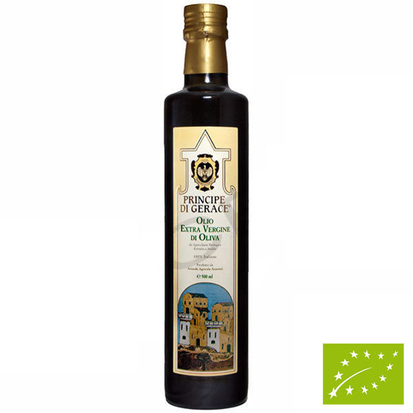 Principe di Gerace Huile d'Olive Extra Vierge Bio 500ml - Mediterranea Foods
