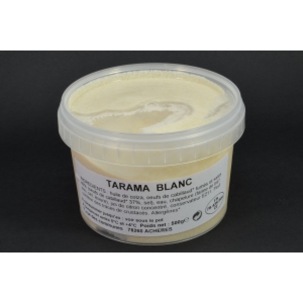 Tarama blanc nature pot de 500g