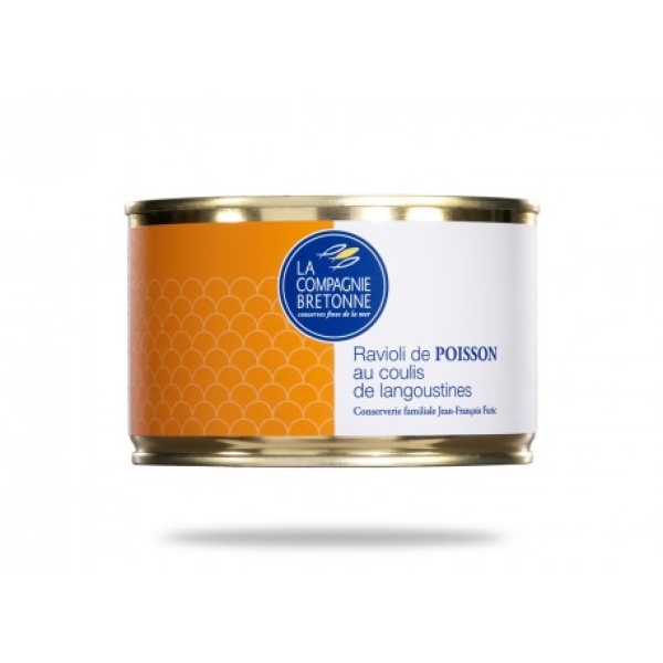 RAVIOLI DE POISSON AU COULIS DE LANGOUSTINES - 400G
