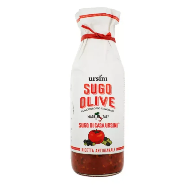 Ready Pasta Sauce with Olives Casa Ursini 500 gr