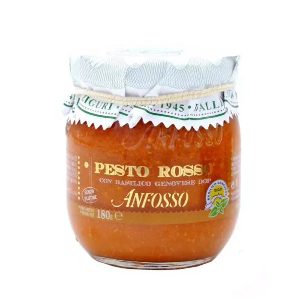 Red Pesto with Basil Genovese PDO 180 gr