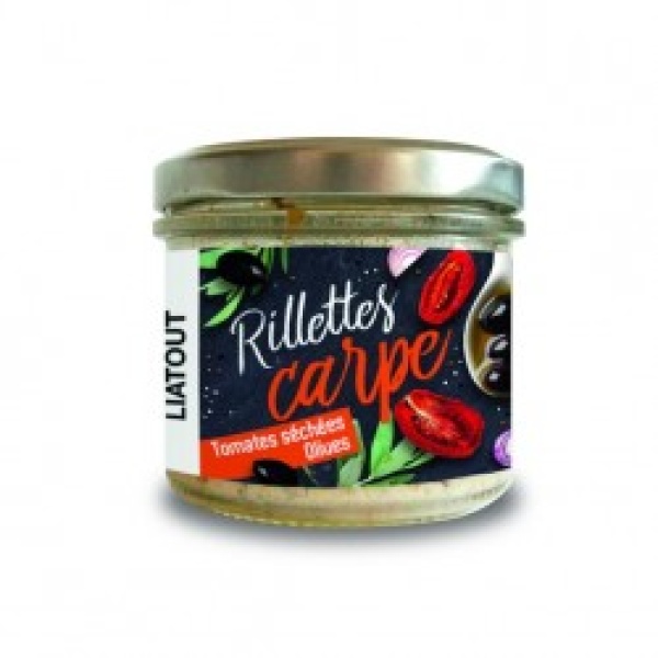 RILLETTES CARPE TOMATES SÉCHÉES OLIVES 90GR
