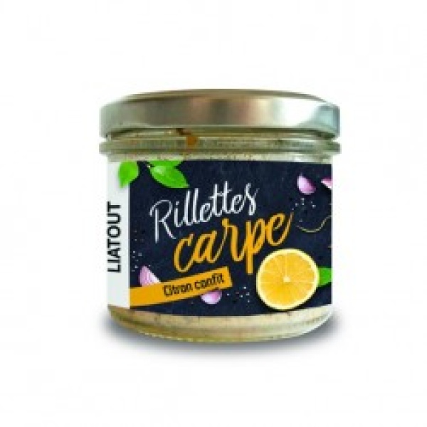RILLETTES DE CARPE AUX CITRONS CONFITS 90GR