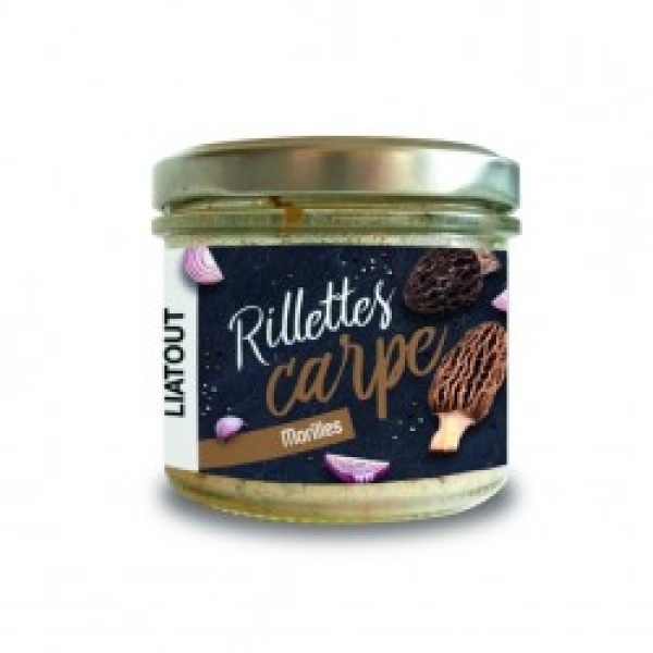 RILLETTES DE CARPE ET MORILLE 90GRS