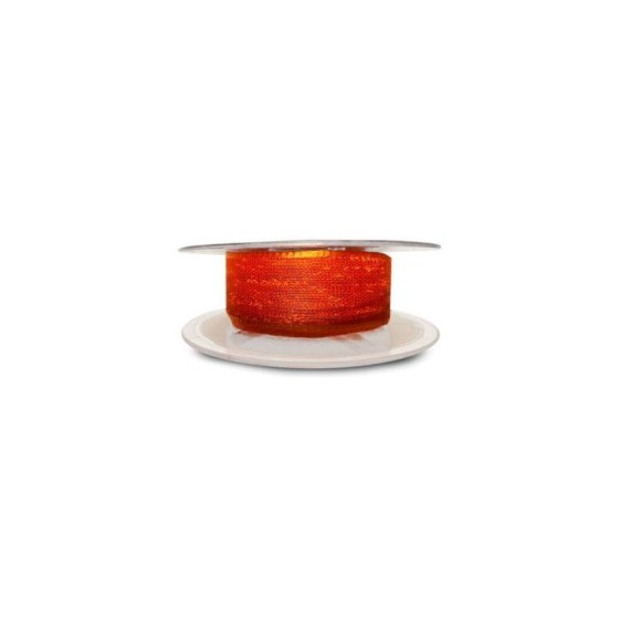 Ruban voile orange 25 mm x 20 m - à l'unité