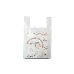 Sac bretelles plastique BD 50 microns "Cochon humoristique" 30 x 7 + 7 x 50 cm - par 500