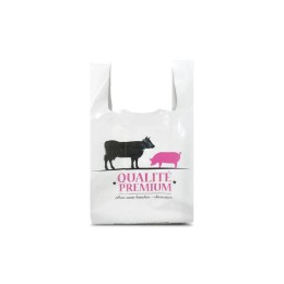 Sac bretelles plastique BD 50 microns "Qualité premium" 26 x 6 + 6 x 45 cm - par 500