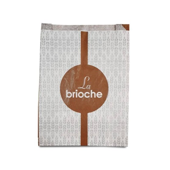 Sac brioche marron série AURIOS 26 x 8 x 35 cm - par 1000