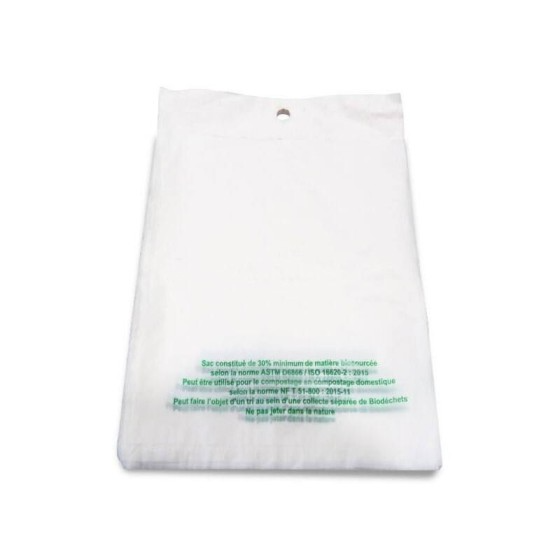Sac liasse biosourcé transparent 17 x 22 cm - par 5000