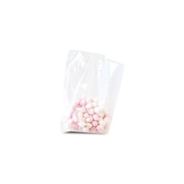 Sac plastique transparent 10 + 3,5 + 3,5 x 19,5 cm - par 500