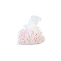 Sac plastique transparent 16 + 6 + 6 x 28 cm - par 500