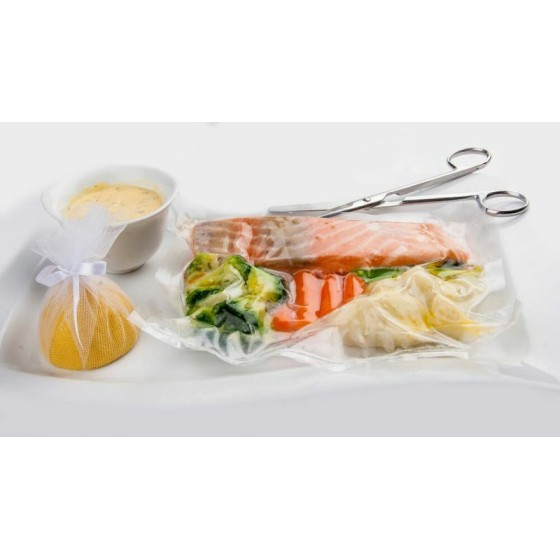 Sac sous vide cuisson 90 microns 25 x 35 cm - par 100